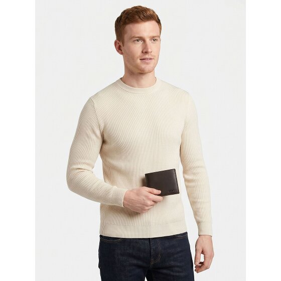 oxmox Leather Porte-monnaie Protection RFID Cuir véritable 10 cm