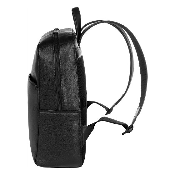 bugatti Black Daypack Cuir 40 cm Compartiment pour ordinateur portable
