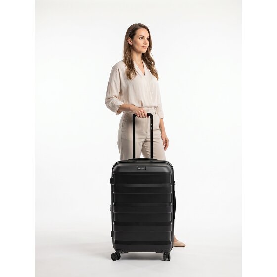 Redolz Pro PP 4 roues Valise cabine 66 cm '"avec soufflet d''extension"'