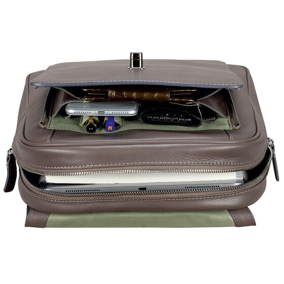 Leonhard Heyden Nizza Sac à dos de ville Cuir 34 cm