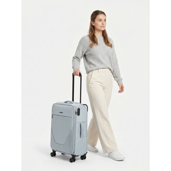 Stratic taska 4 roues Valise cabine M 65 cm avec soufflet d'extension