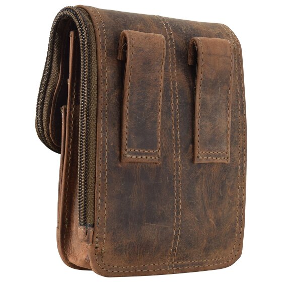 Greenburry Sac banane vintage en cuir 14,5 cm