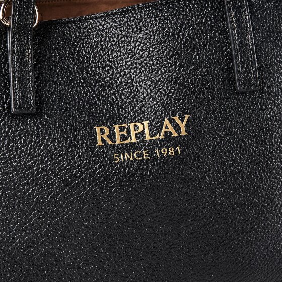 Replay Sac de shopper Cuir véritable 36 cm