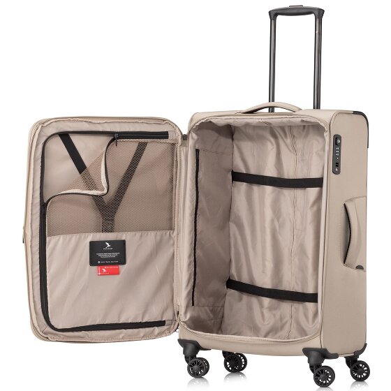 Pack Easy GoOn 4 roulettes Trolley M 67 cm avec soufflet d'extension