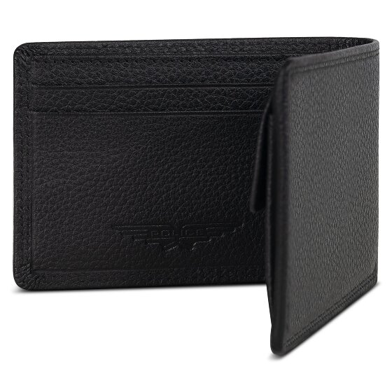 Police Porte-monnaie Protection RFID Cuir 10.5 cm