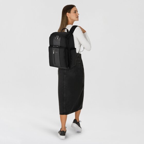 Piquadro Brief sac à dos de voyage en cuir 43 cm compartiment pour ordinateur portable