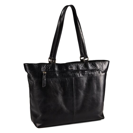Burkely Fine Florence Sac de shopper Cuir véritable 37 cm Compartiment ordinateur