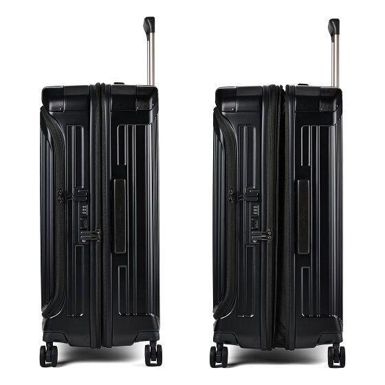 Piquadro PQ-Light 4 roues Valise cabine M 69 cm avec soufflet d'extension