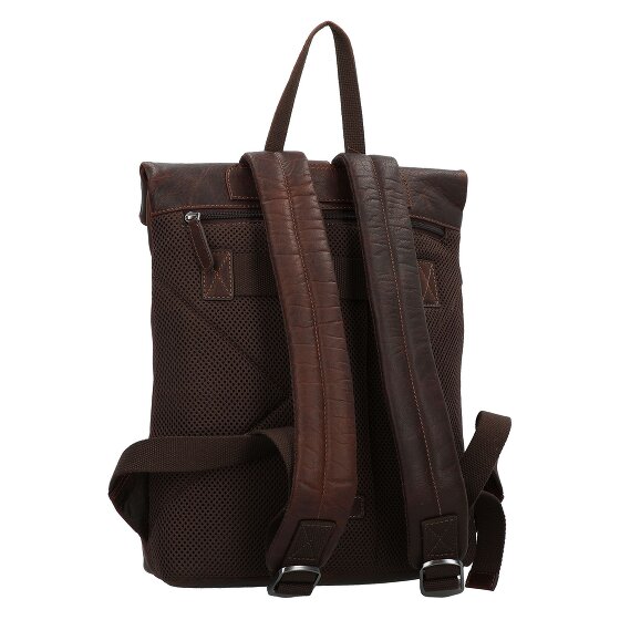 Jack Kinsky Porto Daypack Cuir 37 cm Compartiment pour ordinateur portable