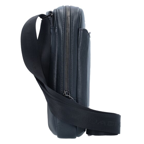 Piquadro Black Square Sac à bandoulière en cuir 17 cm