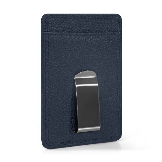 Redolz Leather Essentials Porte-cartes de crédit RFID en cuir 7 cm avec pince à billets