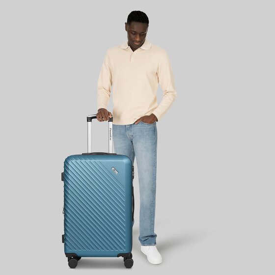 Check.In Paradise 2.0 4 roues Valise cabine M 68 cm avec soufflet d'extension