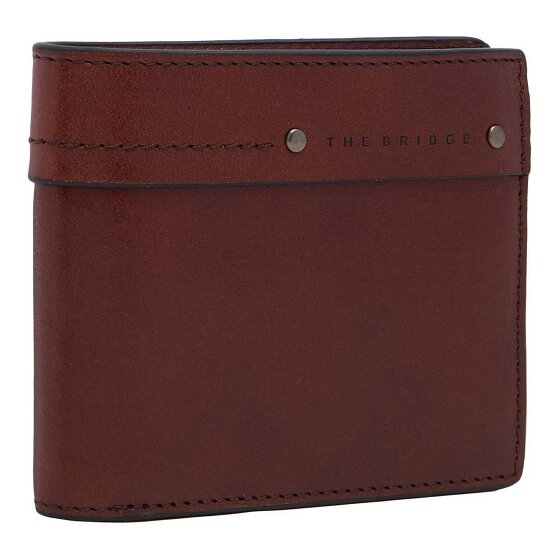 The Bridge Ludovico Porte-monnaie Protection RFID Cuir véritable 11 cm