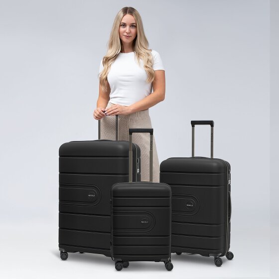 Redolz Essentials 11 3-SET 4 roulettes Set de valises 3 pièces