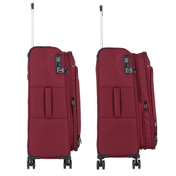 d&n Travel Line 9504 4 roulettes Set de valises 3 pièces avec soufflet d'extension