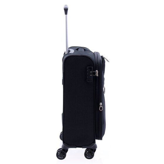 Gladiator 2000 4 roulettes Trolley de cabine 55 cm avec soufflet d'extension