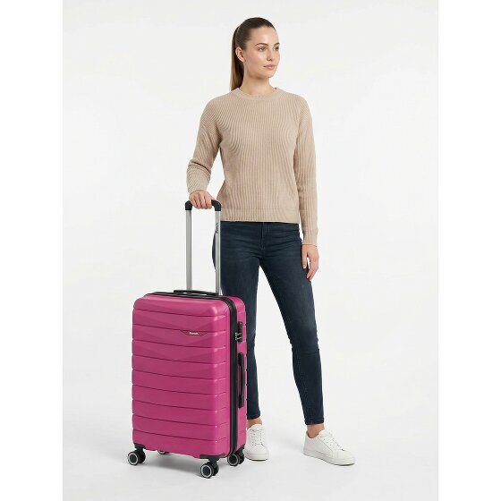 Bench Paris 4 roues Valise cabine M 66 cm avec soufflet d'extension