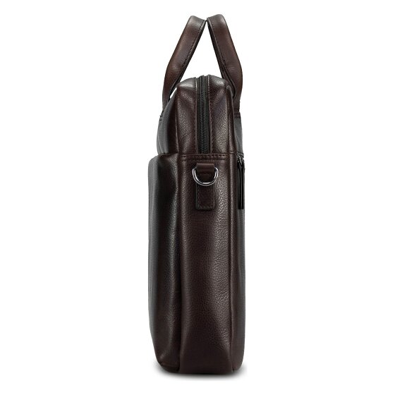 Jost London Attaché-case Cuir véritable 38 cm Compartiment ordinateur