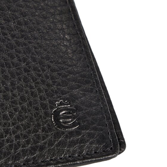 Esquire Texas Porte-monnaie Protection RFID Cuir véritable 12 cm