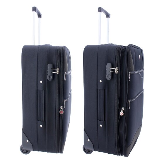 Gladiator 2100 2 roulettes Trolley 61 cm avec soufflet d'extension