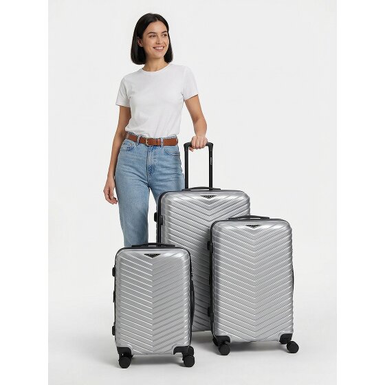 Redolz Essentials 18 2.0 4 roues Set de valises 3 pièces avec soufflet d'extension