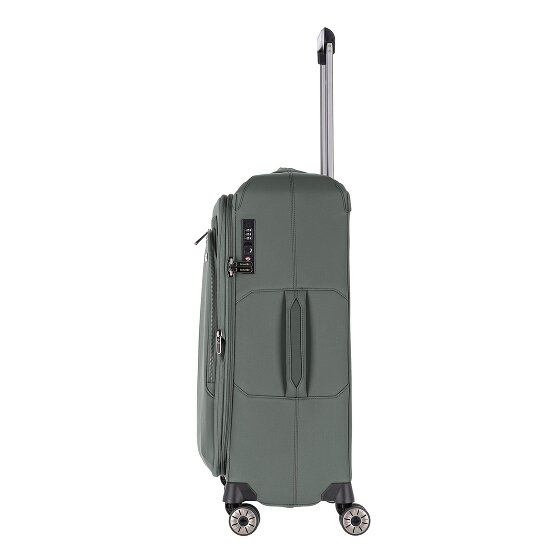 Travelite Priima 4 roulettes Trolley 68 cm avec soufflet d'extension