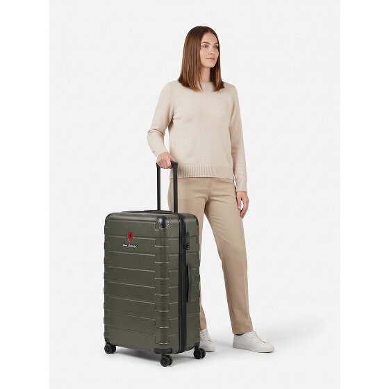 Tonino Lamborghini Milano Valise cabine 4 roulettes XL 83 cm taille spéciale avec soufflet d'extension
