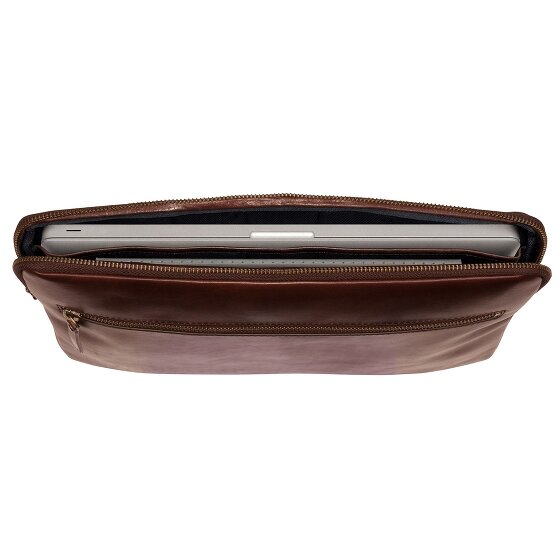 Leonhard Heyden Cambridge Pochette pour ordinateur portable en cuir 35 cm