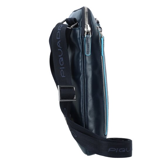Piquadro Blue Square Sac à bandoulière en cuir 21 cm