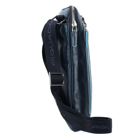 Piquadro Blue Square Sac à bandoulière en cuir 21 cm