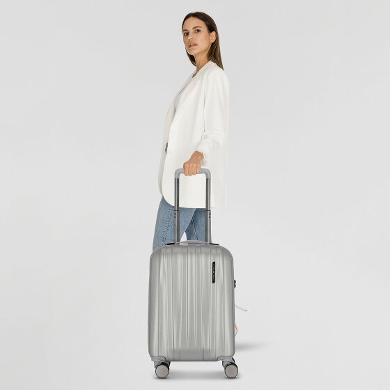 Polestream Moonrock 4 roulettes Trolley de cabine S 55 cm avec soufflet d'extension