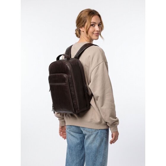 The Chesterfield Brand Serenzo Daypack Cuir véritable 40 cm Compartiment ordinateur