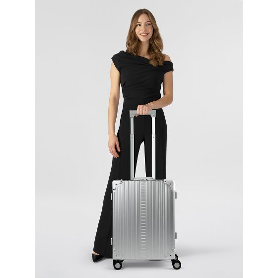 Aleon Valise cabine Traveler Domestic à 4 roues en Aluminium, 55 cm
