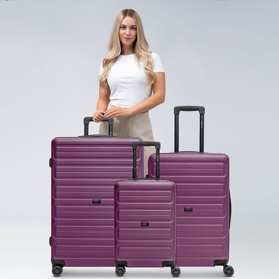 Redolz Essentials 08 3-SET 4 roulettes Set de valises 3 pièces