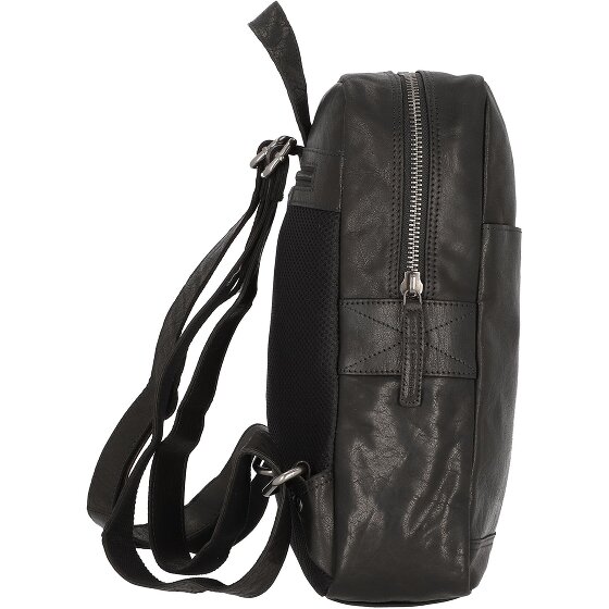 Spikes & Sparrow Bronco Sac à dos en cuir 34 cm Compartiment pour ordinateur portable