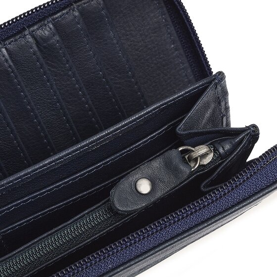 The Chesterfield Brand Mirelle Porte-monnaie Protection RFID Cuir véritable 19 cm