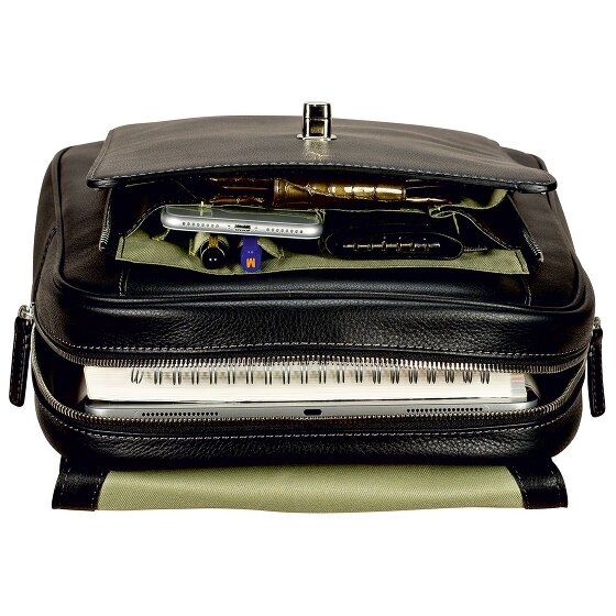 Leonhard Heyden Nizza Sac à dos de ville Cuir 34 cm