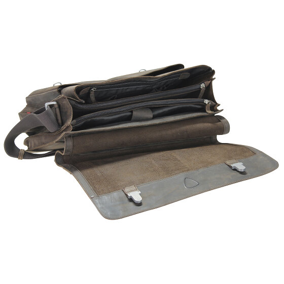 Strellson Richmond Messenger BriefBag XL Cuir 41 cm Compartiment pour ordinateur portable