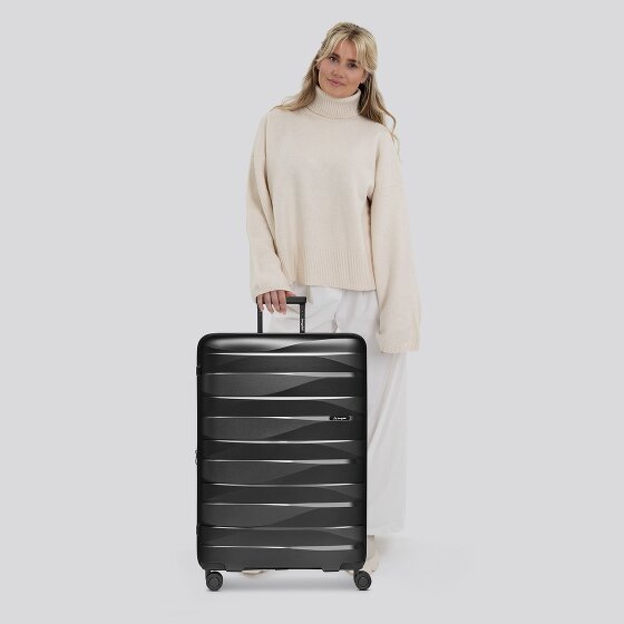 Bergpfeil Travel 4-roll Trolley L 75 cm avec soufflet d'extension