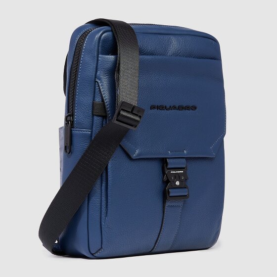 Piquadro Than Sac à bandoulière Protection RFID Cuir 22 cm