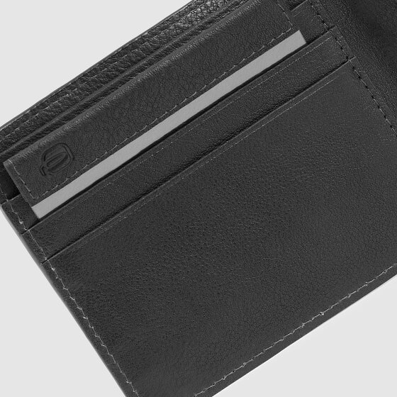 Piquadro Carl Porte-monnaie Protection RFID Cuir 11 cm