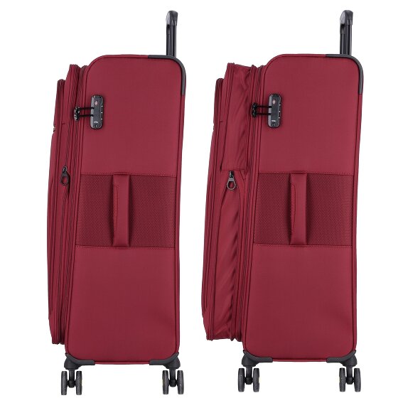 d&n Travel Line 9704 4 roues Valise cabine L 78 cm avec soufflet d'extension