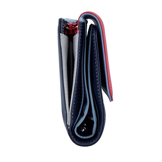 Mywalit Tri-fold Zip Wallet Porte-monnaie en cuir 17 cm