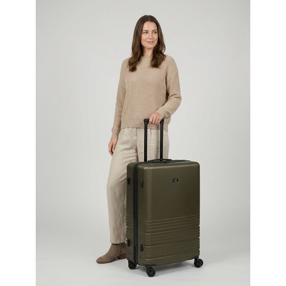 camel active Hanoi 4 roulettes Trolley L 78 cm avec soufflet d'extension