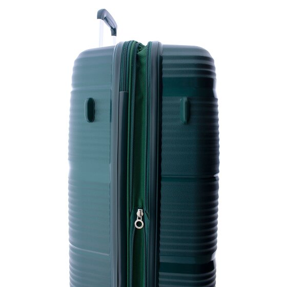 Gladiator 0800 4 roues Valise cabine 76 cm '"avec soufflet d''extension"'