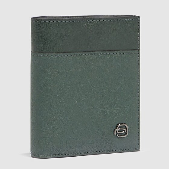 Piquadro Black Square Étui pour cartes de crédit Protection RFID Cuir 9 cm