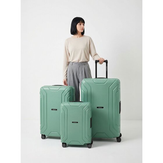 Redolz Essentials 15 Set de valises à 4 roulettes 3 pièces avec fermeture à trois points