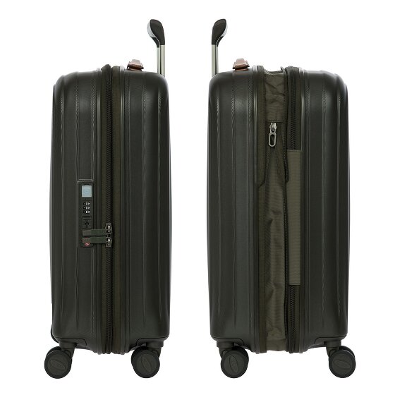 Bric's Taormina 4 roulettes Trolley S 57 cm avec soufflet d'extension