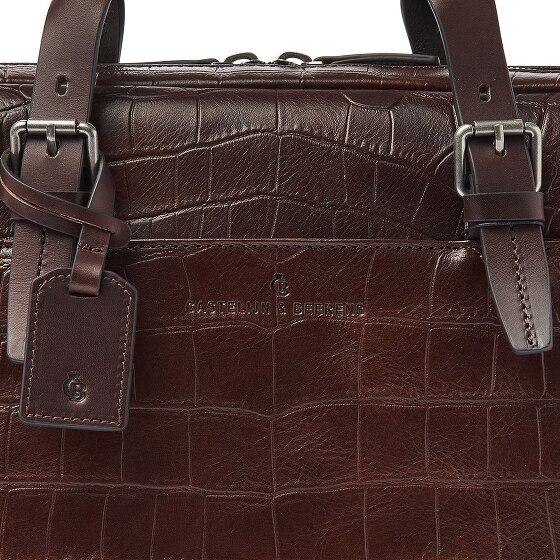 Castelijn & Beerens Attaché-case Cuir véritable 41 cm Compartiment ordinateur