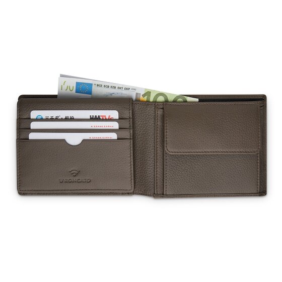 Roncato Alaska Porte-monnaie Protection RFID Cuir 13 cm